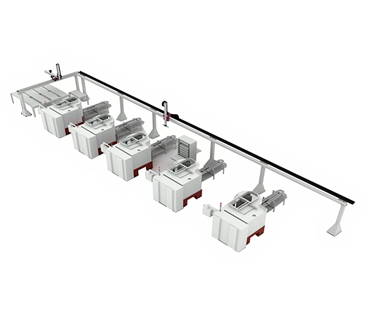機(jī)床上下料